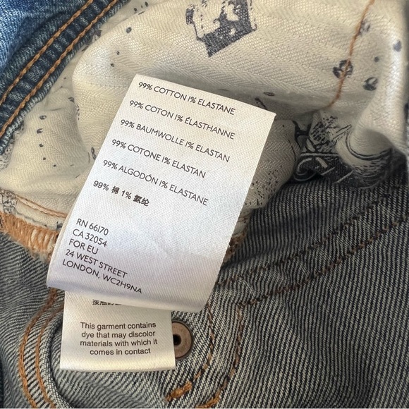 Anthropologie Pilcro Embroidered Ultra High Rise Slim Straight Denim Jeans - Picture 13 of 14